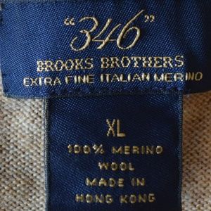 100% merino sweater from Brooks Brothers for women